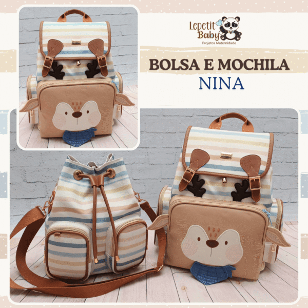 BOLSA E MOCHILA NINA