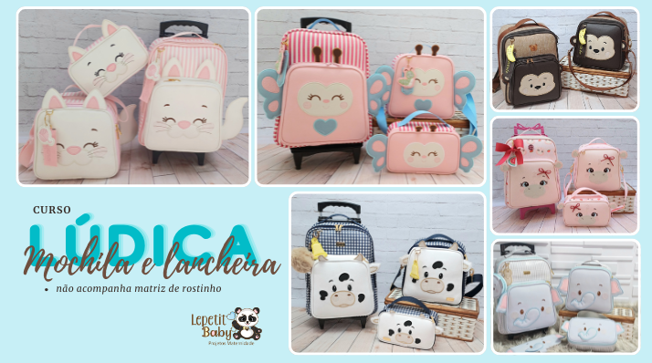 Curso Mochila e lancheira Lúdica