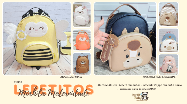 Curso Mochila Maternidade Lepetitos