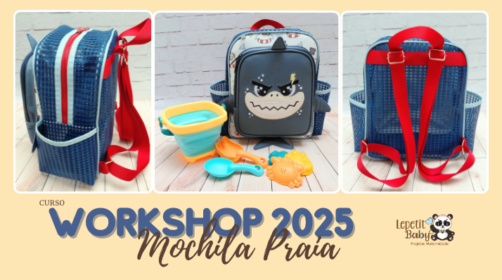 Curso Mochila Praia -WORKSHOP 2025