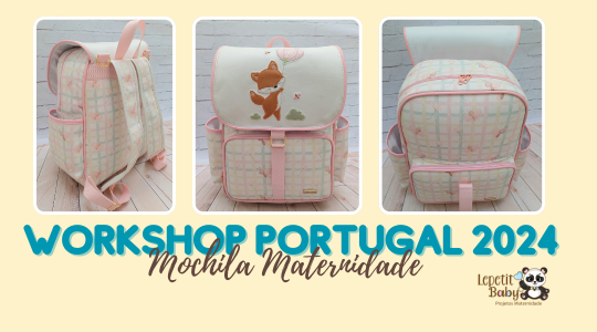 WORKSHOP PORTUGAL MOCHILA MATERNIDADE
