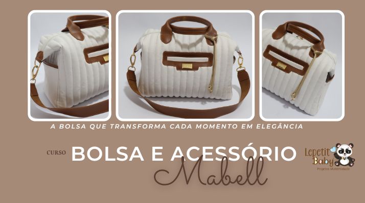 Pré-venda 23 a 31/01 – Curso Bolsa e acessório Mabell