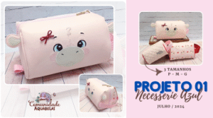 Curso Necessaire Azul (Projeto 1 - Comunidade)